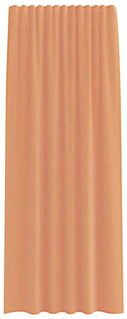 2 db terrakotta fátyolfüggönyök hurokkal 140x245 cm