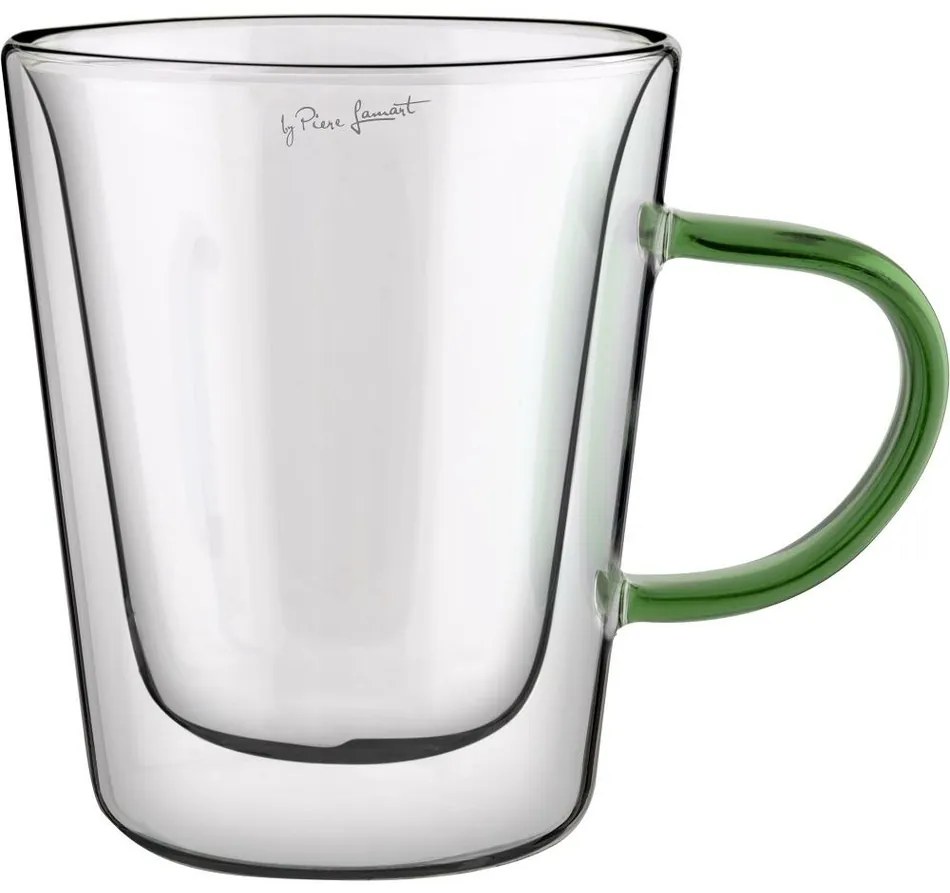 Lamart LT9118 2 részes Tea Vaso pohárkészlet, 300ml, zöld