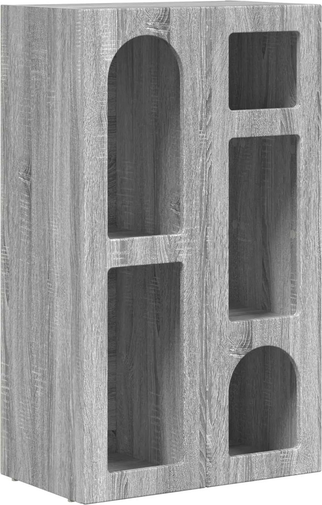 vidaXL Széf Szürke Sonoma 59 x 35 x 100,5 cm Faanyag