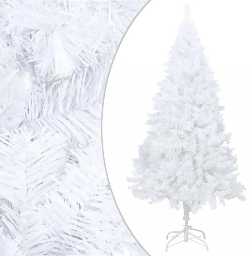Fehér pvc műkarácsonyfa vastag ágakkal 150 cm