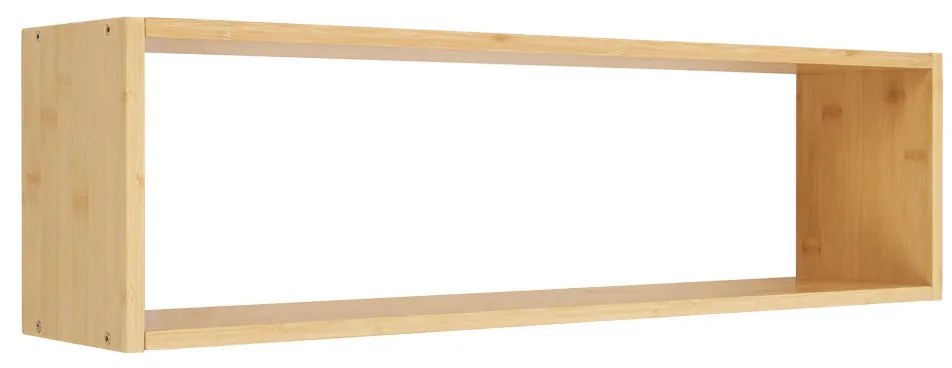 Ember fali polc bambusz, natúr, 70x15x19,5 cm