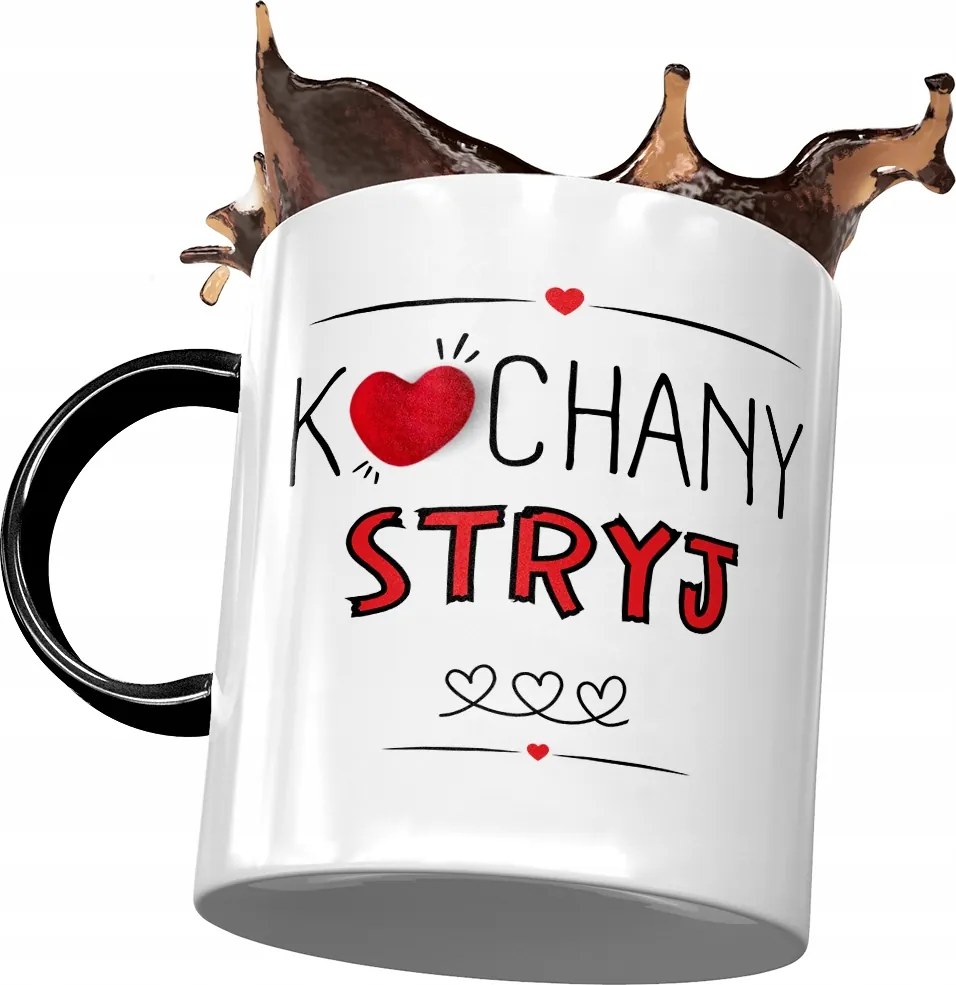 Fekete Bögre Bácsinak Születésnapra Ajándék Nyomtatott Fotóval