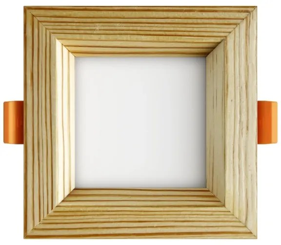 APLED - LED Lámpa SQUARE WOODLINE LED/3W/230V 4000K 9x9 cm fenyő tömör fa