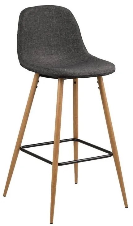 Szürke-natúr színű bárszék 101 cm Wilma – Actona