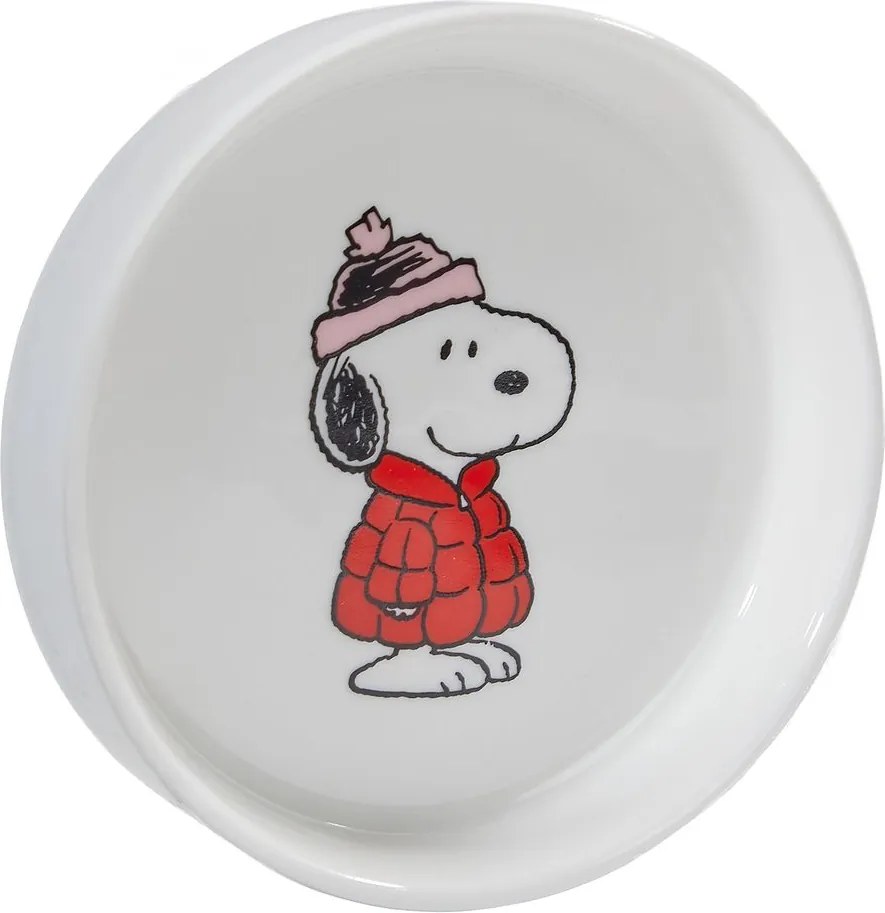 PEANUTS kerek tálka Ø 10,3 cm , Snoopy kabátban