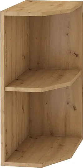 Alsó nyitott szekrény, artisan tölgy, MONRO 30 D ZAK BB