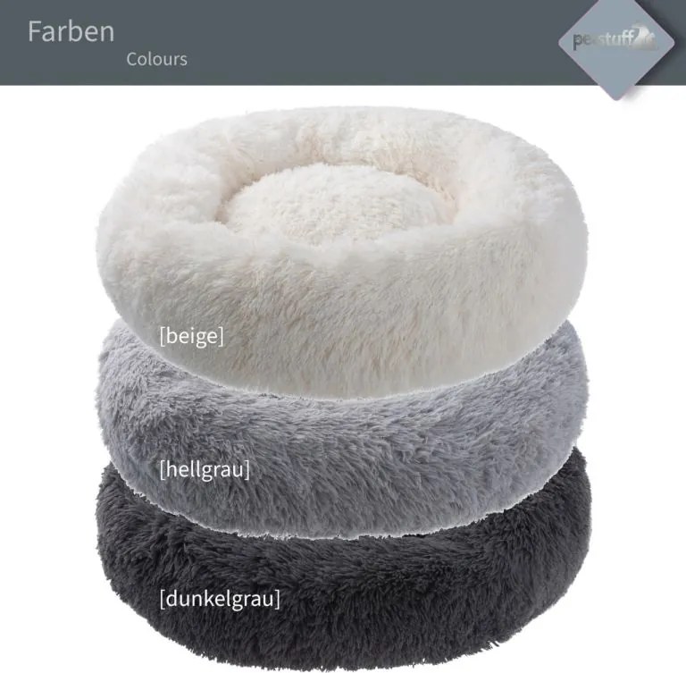 PESTUFF Kutyafekhely kerek 80 cm bézs