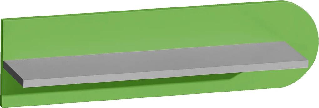 DL FOMA F10 polc - rövidebb Szín: Zöld