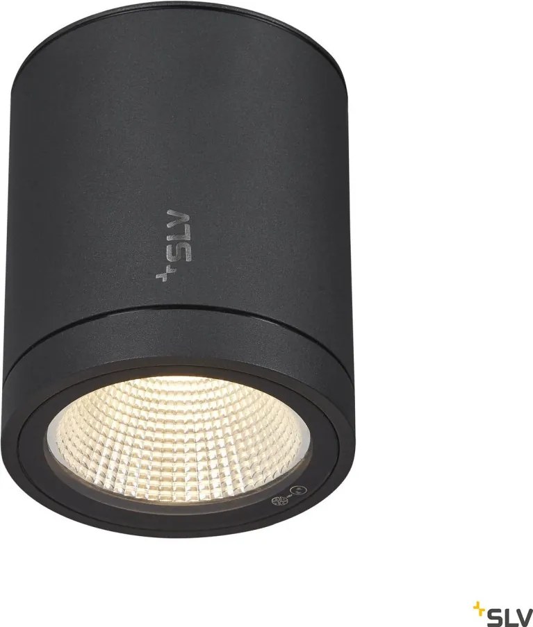 SLV 1003427 ENOLA ROUND Modern Kültéri Mennyezeti Lámpa Antracit, Átlátszó LED IP65