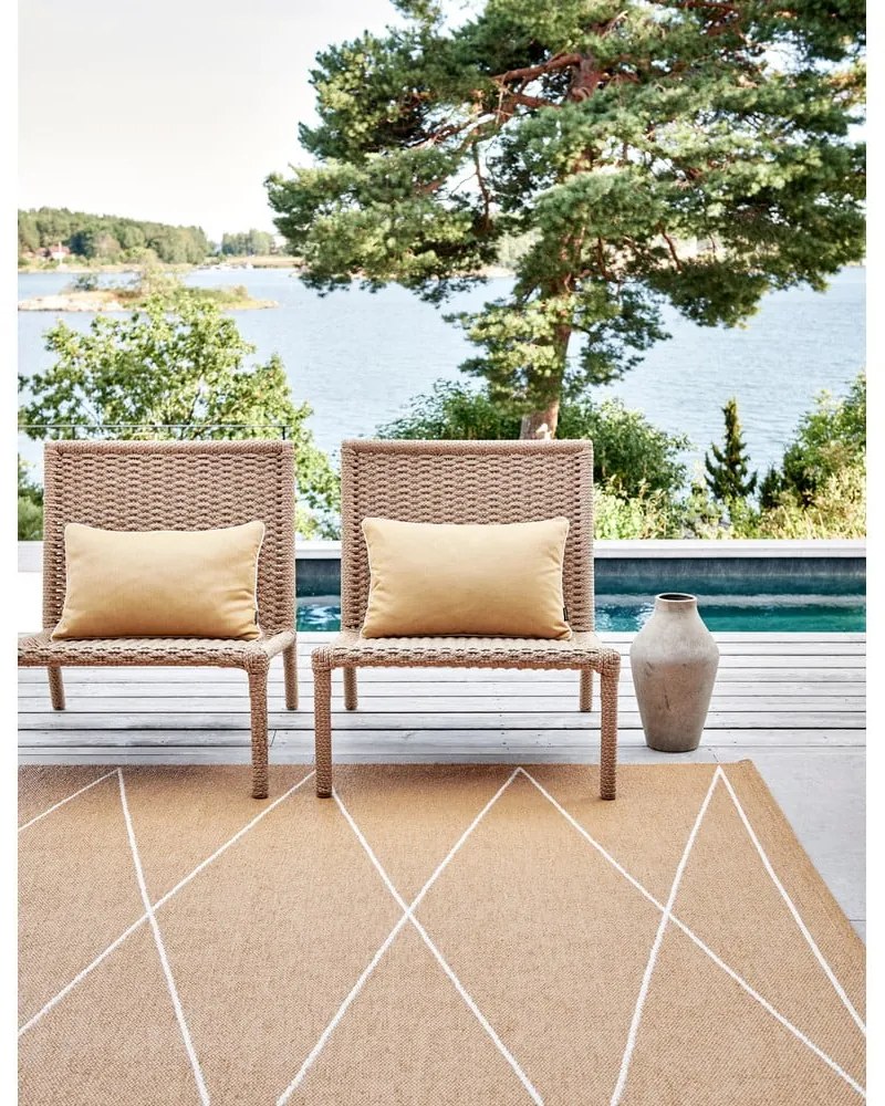 Okkersárga kültéri-beltéri szőnyeg 70x100 cm Max Ochre – Pappelina