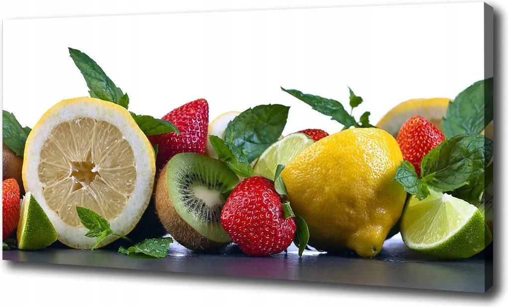 Vászonkép Gyümölcsök és zöldségek 100x70 cm