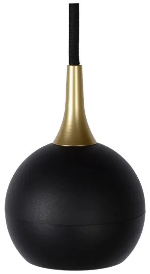 Lucide 09434/01/30 - Csillár zsinóron FAVORI 1xGU10/5W/230V fekete