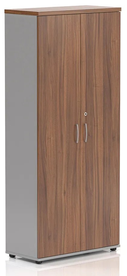Magas széles gardrób Visio LUX 80 x 38,5 x 183,5 cm, dió