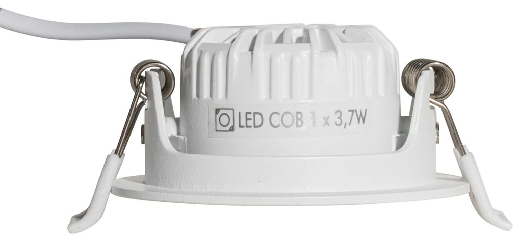 6 darabos fehér dönthető beépíthető spotlámpa szett 6,5 cm-es, LED-del, IP54, ultra vékony – Pupil