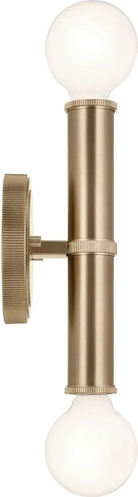 Quintiesse klasszikus fali lámpa torche barna elsqn-torche-2w-cpz IP44