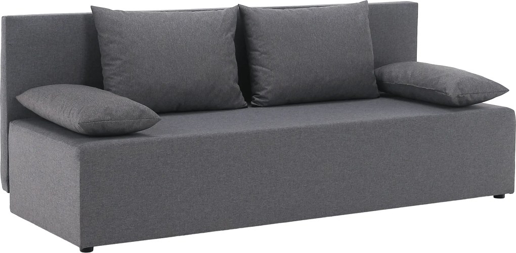 Kihúzható heverő, világosszürke, EUGI