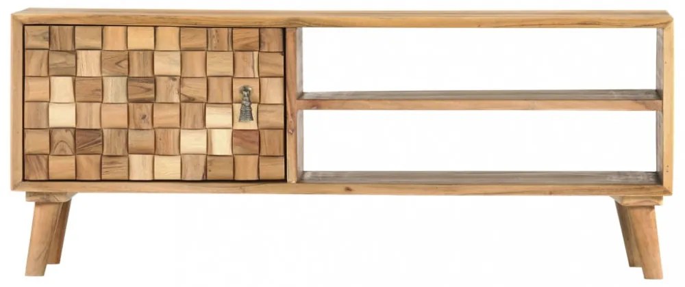 tömör akácfa TV-szekrény 100 x 35 x 40 cm