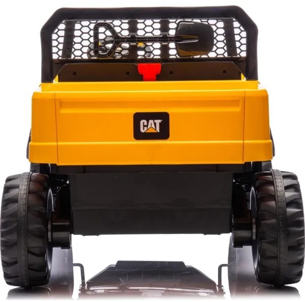 Elektromos CAT autó 60W/7500 mAh sárga/fekete + távirányító