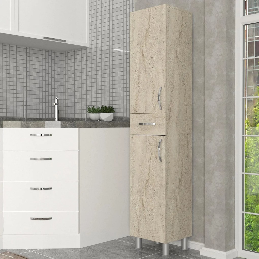 Fürdőszoba szekrény Selin 2 Doors 1 Drawer