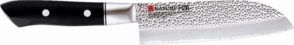 Kasumi Santoku kés, kicsi kovácsolt VG10 Hm 13 cm hosszú kalapácsos