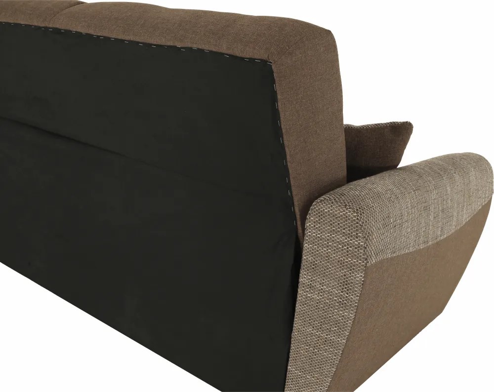 3-ülés ágyfunkcióval, barna, MILO 3-Ülés