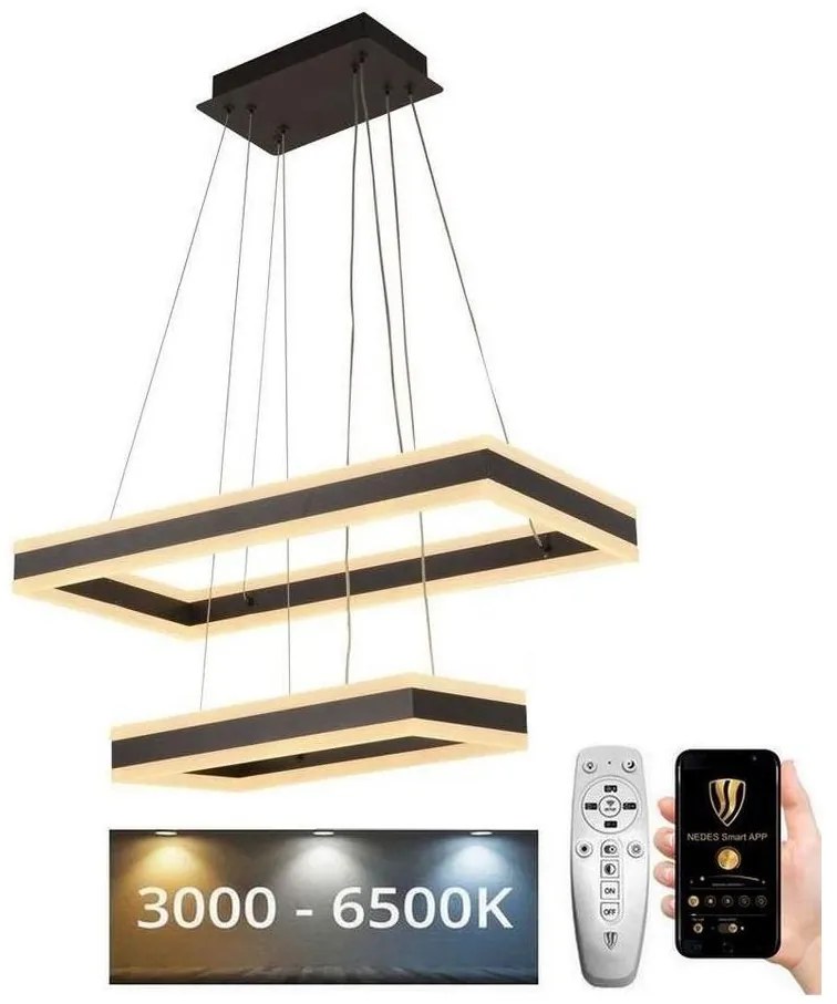NEDES LED állítható fényerejű csillár kábellel LED/130W/230V 3000-6500K + DO J4325/B