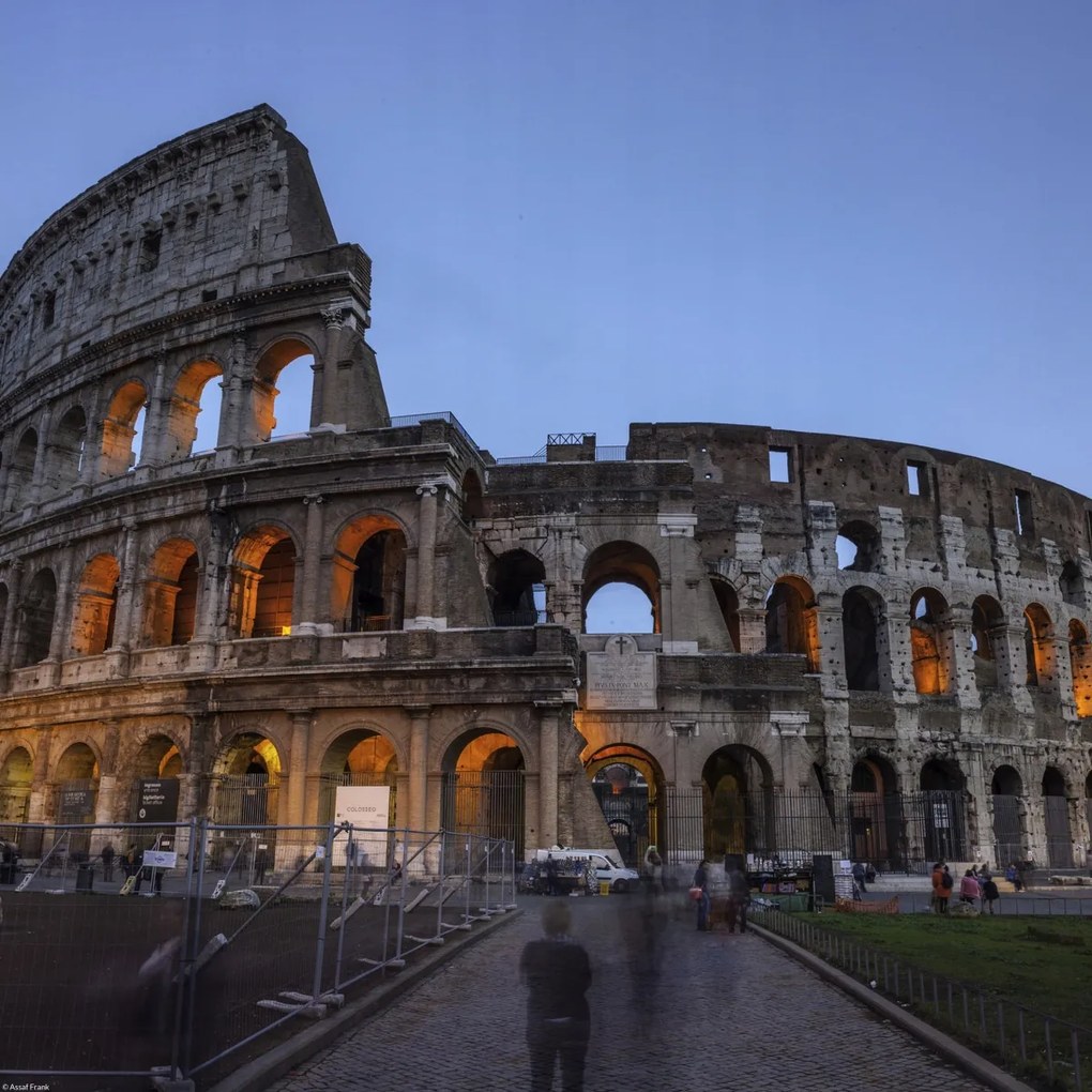 Poszter 40x40cm Híres Colosseum Rómában 7, Assaf Frank