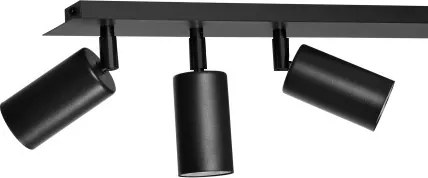 KAJA K-4136 ALBIO Fekete Színű Mennyezeti Lámpa 3+1xGU10 + E14 10W IP20