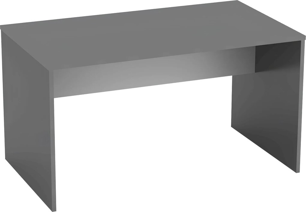Íróasztal, grafit/fehér, RIOMA NEW TYP 11