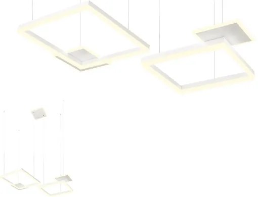 Redo 01-2611 - SIGUA LED, kábelre függeszthető, fényerőszabályozható csillár, 110W/230V, CRI 90, fehér