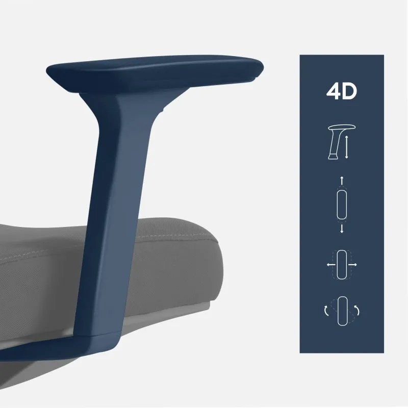 Premium Ergonomikus irodai szék, masszázs funkcióval fekete
