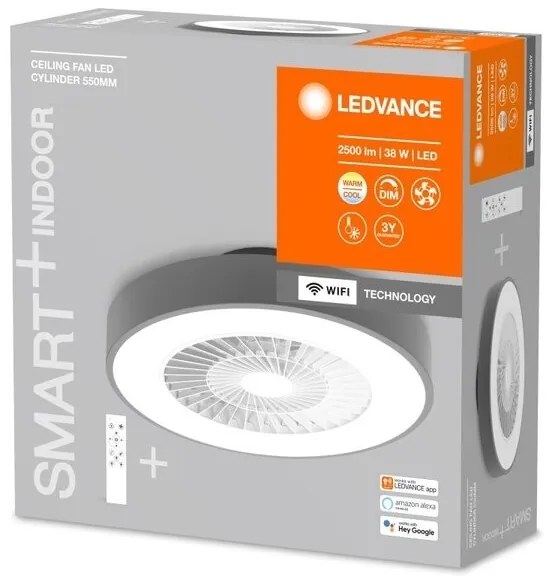 Ledvance -LED Dimmelhető lámpa ventilátorral SMART+ LED/38W/230V Wi-Fi + távirányító
