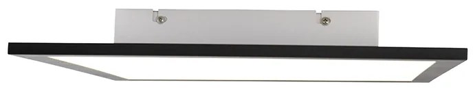 Modern mennyezeti lámpa fekete, LED-del 40 cm - Liv