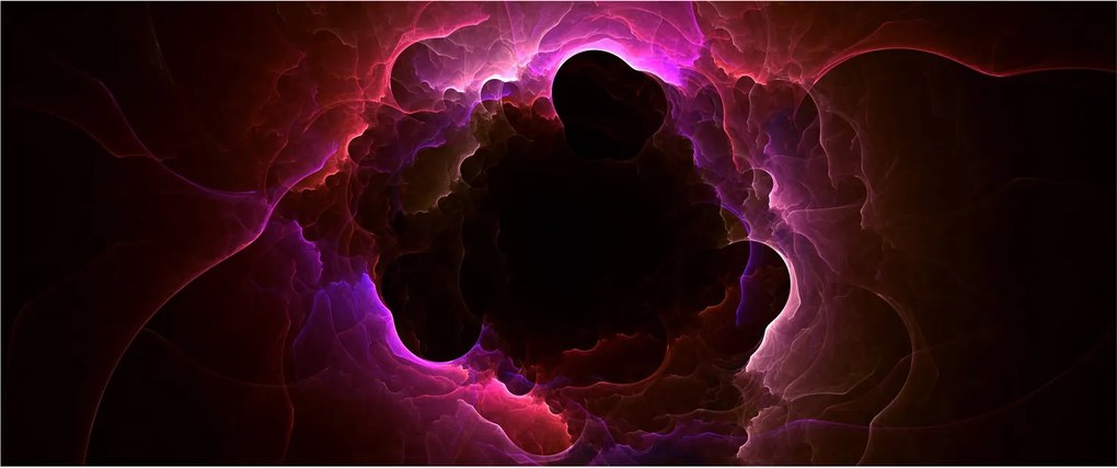 Kép - felhős absztrakció (120x50 cm)
