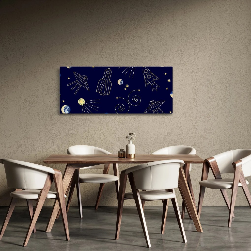 Kép - Univerzum (120x50 cm)