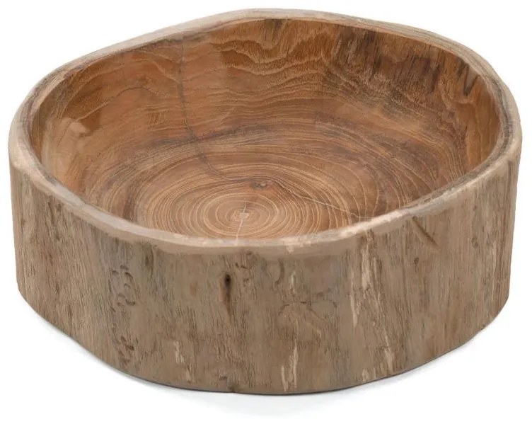 Divero Dekoratív kerek fatál