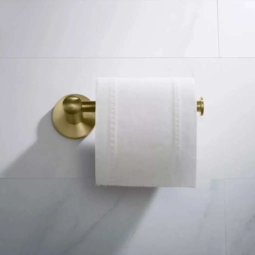AREZZO design RONO WC papír tartó, szálcsiszolt arany