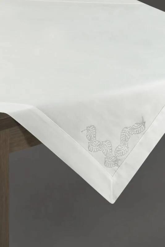 Oliwia exkluzív asztalterítő Fehér 85 x 85 cm