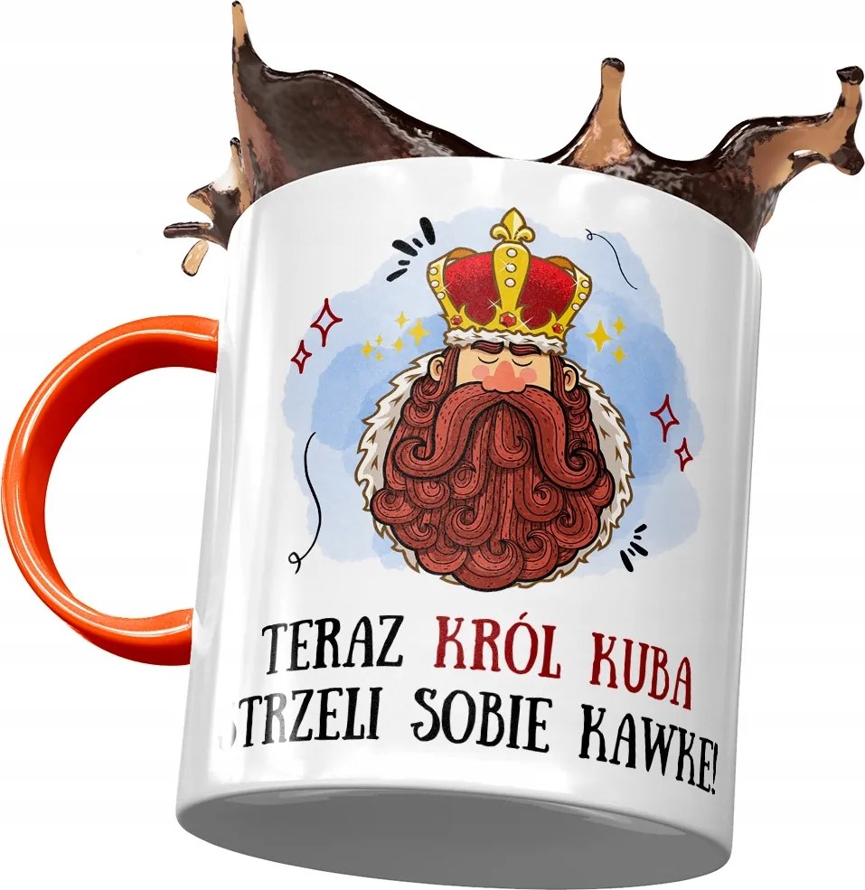 Narancssárga Bögre Kuba Férj Kolléga Ajándék Nyomtatott Fotóval