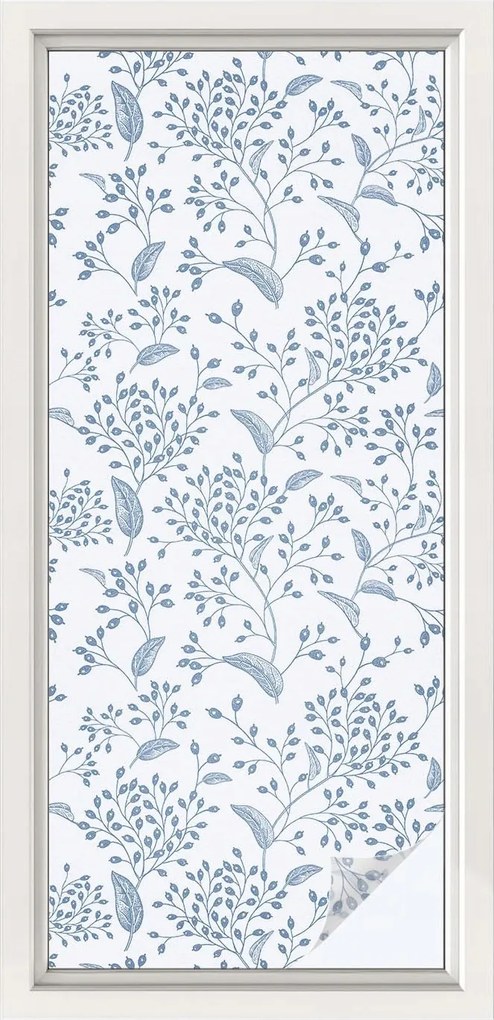 Ablakfólia Öntapadós Adatvédelem Növényi motívum 50x116 cm