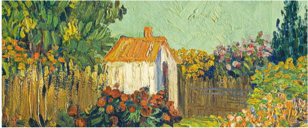 Kép - Imitator of Vincent van Gogh, Landscape, reprodukciók (120x50 cm)