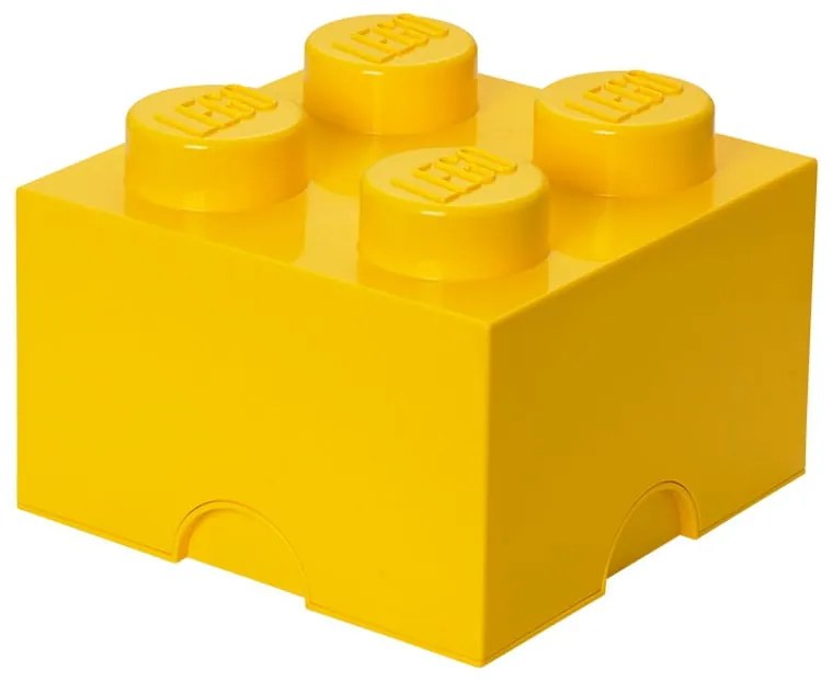 Sárga szögletes tárolódoboz - LEGO®