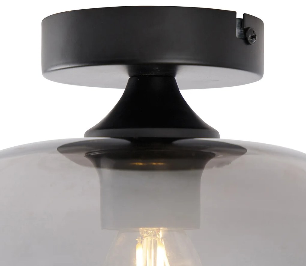 Okos mennyezeti lámpa fekete füstüveggel, WiFi-vel P45 - Busa