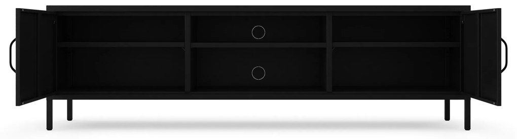 XL ROSARIA RTV SZEKRÉNY – FEKETE (1700 x 400 x 500)