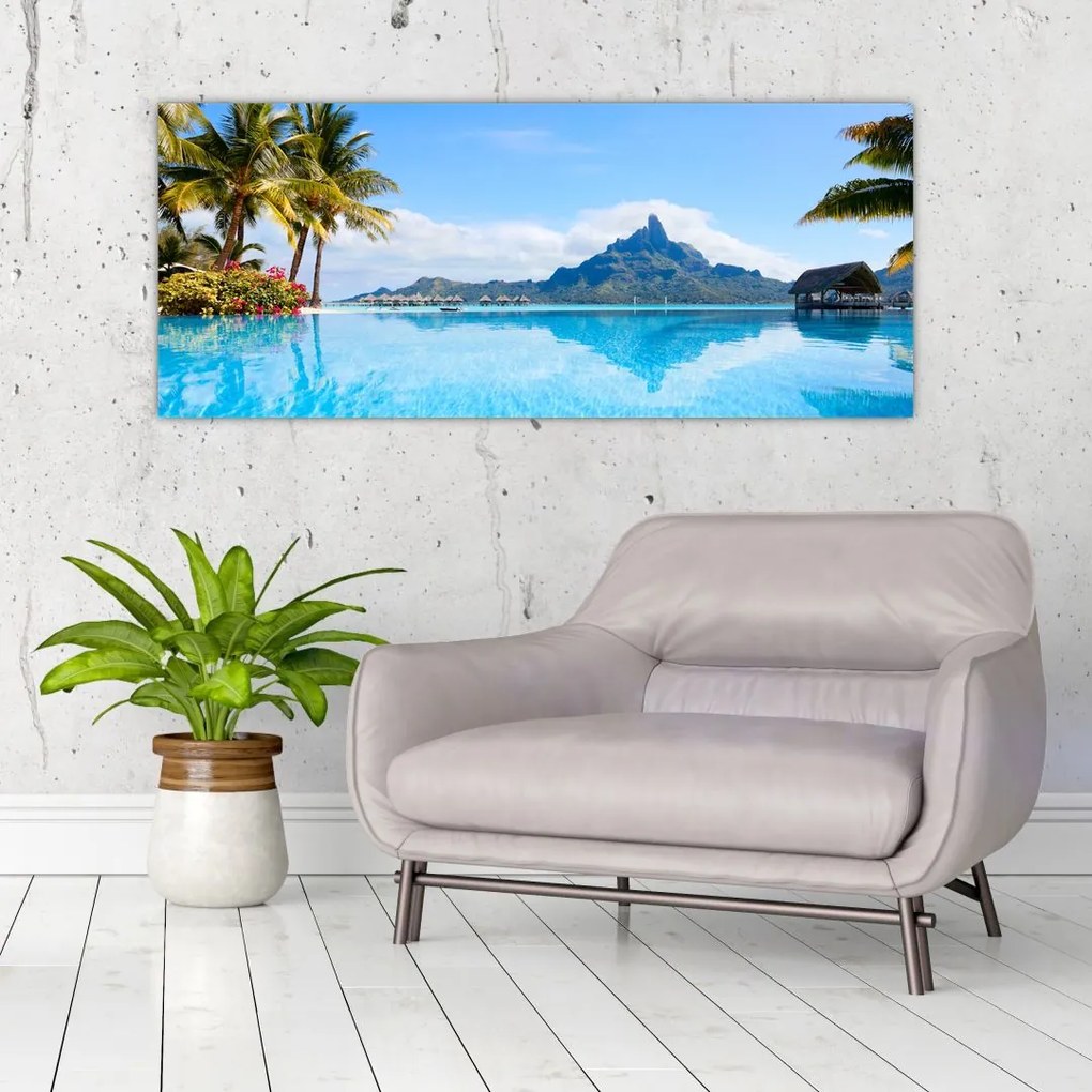 Kép - Bora-Bora, francia Polinézia (120x50 cm)