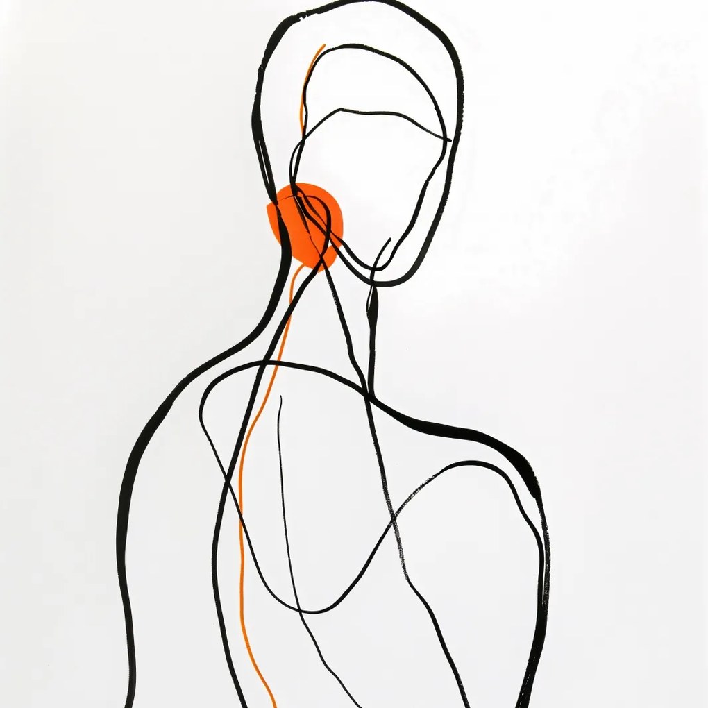 Poszter 30x30cm Üresség a színben