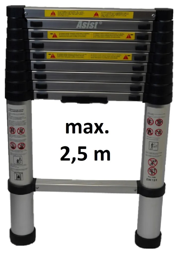 Teleszkópos létra Alu, 2,5m ASIST AR99-6250