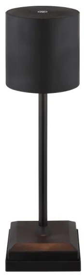 Globo 58487B - LED érintésvezérelt tölthető asztali lámpa DIXON 1,5W/5V 2200 mAh fekete