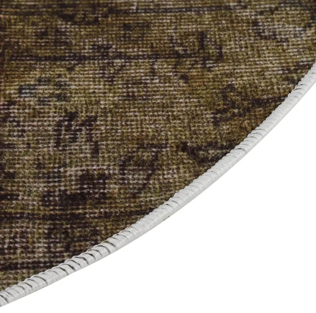 többszínű mosható csúszásgátló szőnyeg Ø 200 cm