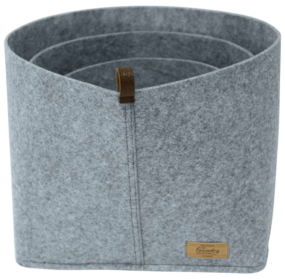 Felt szürke textil rendszerező, 18 x 12 cm - Wenko